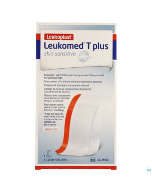 Leukomed t plus skin sens.    8cmx15cm 5 7617802