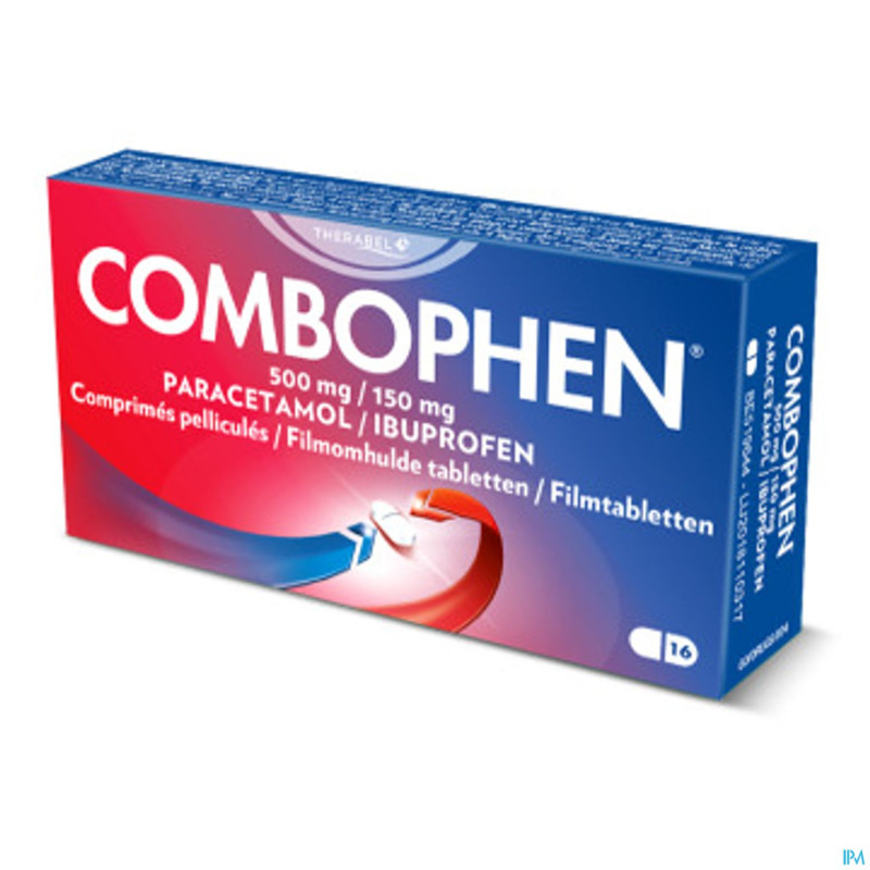 Combophen 500mg/150mg  comp pell 16