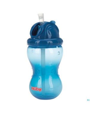 Nuby flip-it gobelet a/goutte 360ml 12m+ bleu