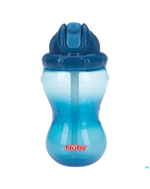 Nuby flip-it gobelet a/goutte 360ml 12m+ bleu