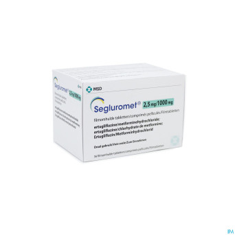 Segluromet 2,5mg/1000mg comp pell 14 x 14 blister