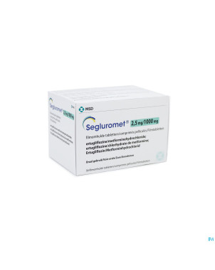 Segluromet 2,5mg/1000mg comp pell 14 x 14 blister