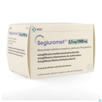 Segluromet 2,5mg/1000mg comp pell  4 x 14 blister