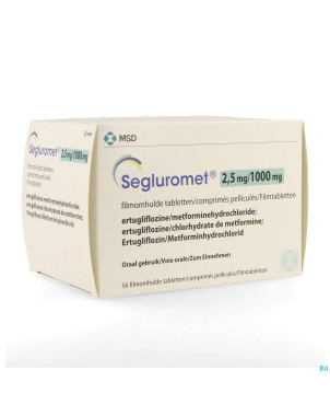 Segluromet 2,5mg/1000mg comp pell  4 x 14 blister