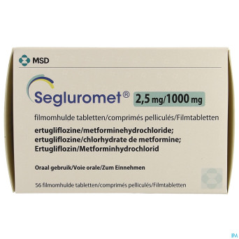 Segluromet 2,5mg/1000mg comp pell  4 x 14 blister