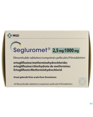 Segluromet 2,5mg/1000mg comp pell  4 x 14 blister