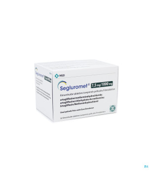 Segluromet 7,5mg/1000mg comp pell 14 x 14 blister