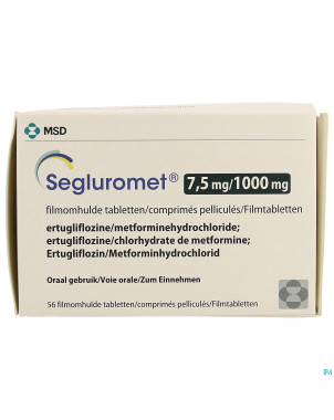 Segluromet 7,5mg/1000mg comp pell  4 x 14 blister