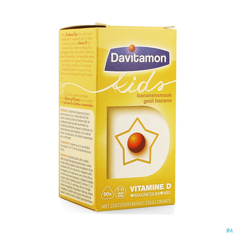 Davitamon kids banane    comp 60 nf
