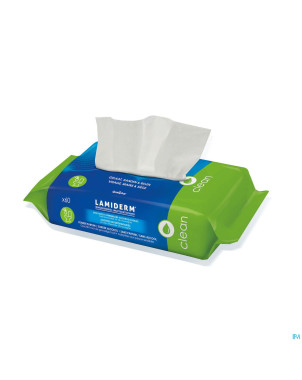 Lamiderm lingettes biodegradables    60