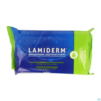Lamiderm lingettes biodegradables    60