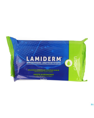 Lamiderm lingettes biodegradables    60