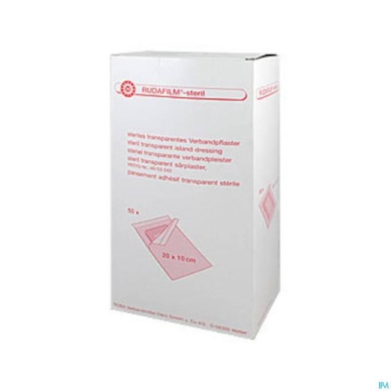 Noba rudafilm transp. sterile 20x10cm 50
