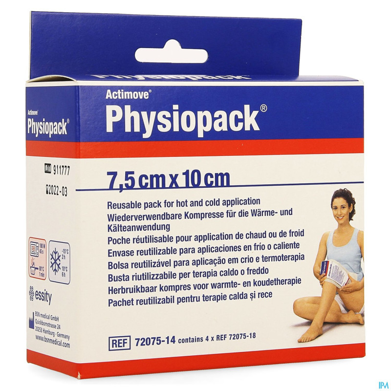 Actimove physiopack    7,5cmx10cm 4 7207514