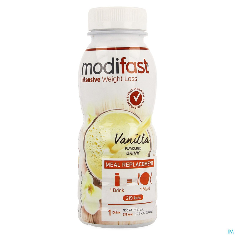 Modifast intensive vanilla flavoured drink 236ml
