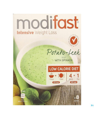 Modifast intensive potato leek soup 8x55g