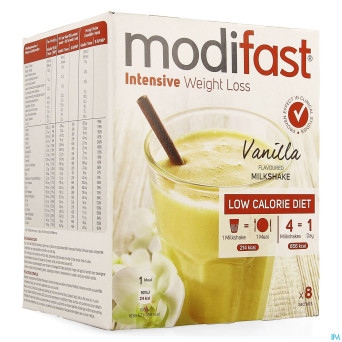 Modifast intensive vanilla flavoured milksh. 8x55g