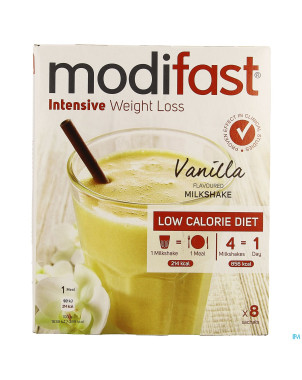 Modifast intensive vanilla flavoured milksh. 8x55g