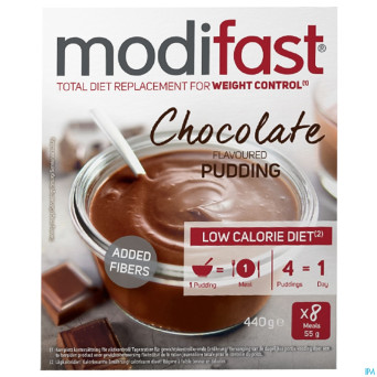 Modifast intensive choco flavoured pudding   8x55g