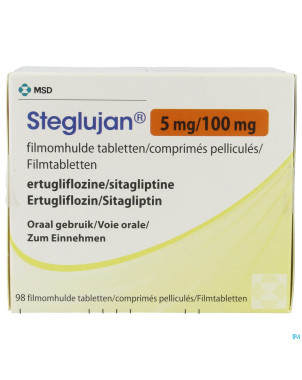 Steglujan  5mg/100mg comp pell  7 x 14 blister