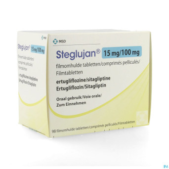 Steglujan 15mg/100mg comp pell  7 x 14 blister