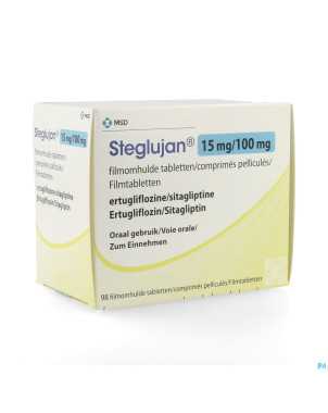 Steglujan 15mg/100mg comp pell  7 x 14 blister