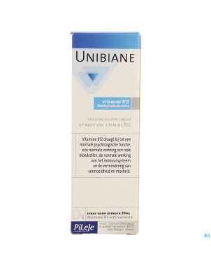 Unibiane vitamine b12    fl pompe 20ml