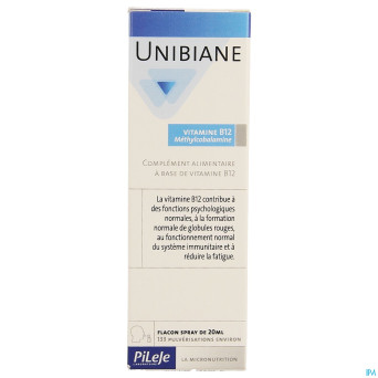 Unibiane vitamine b12    fl pompe 20ml