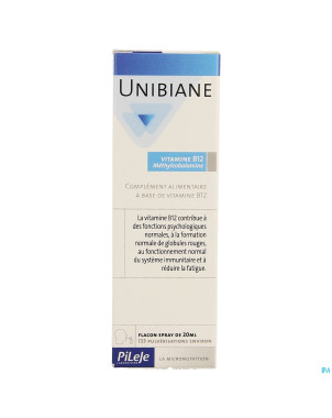 Unibiane vitamine b12    fl pompe 20ml