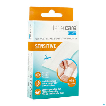 Febelcare plast sensitive uncut    10x6cm 10