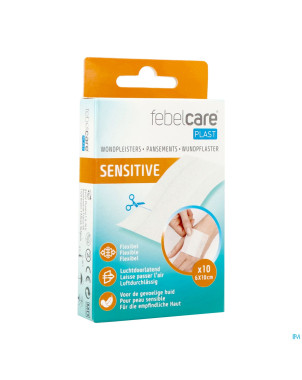 Febelcare plast sensitive uncut    10x6cm 10