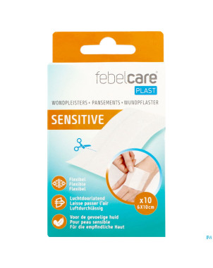 Febelcare plast sensitive uncut    10x6cm 10