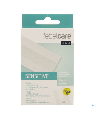Febelcare plast sensitive uncut    10x6cm 10