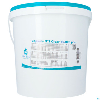 Gelules transparant   3   10000 magis