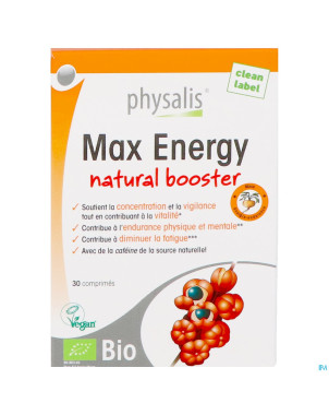 Physalis max energy bio comp 30  nf