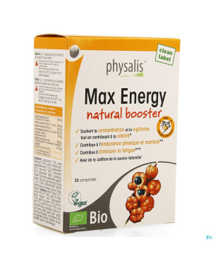 Physalis max energy bio comp 30  nf