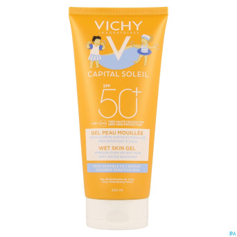 Vichy cap. sol. gel lait fond.enf. wet ip50+ 200ml