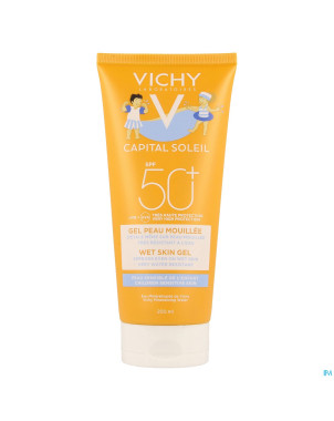Vichy cap. sol. gel lait fond.enf. wet ip50+ 200ml