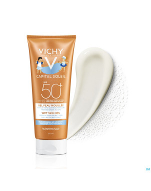 Vichy cap. sol. gel lait fond.enf. wet ip50+ 200ml
