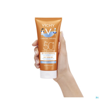 Vichy cap. sol. gel lait fond.enf. wet ip50+ 200ml