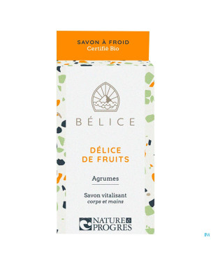 Belice delice fruits savon froid bio 100g