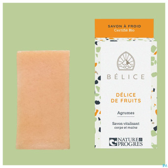 Belice delice fruits savon froid bio 100g