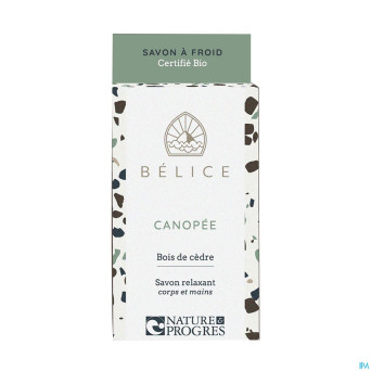 Belice canopee savon froid bio 100g
