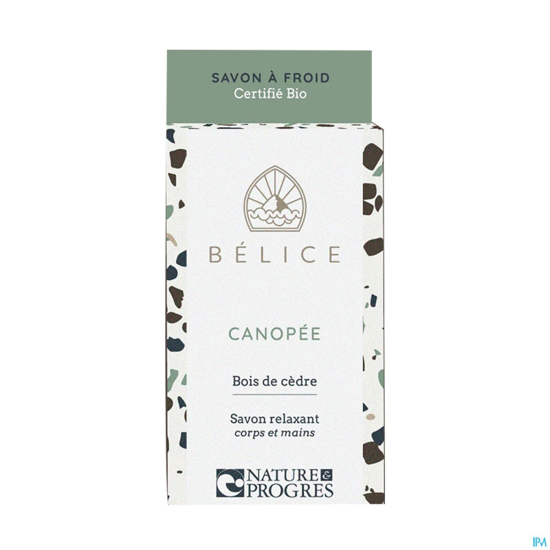 Belice canopee savon froid bio 100g