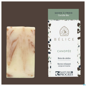 Belice canopee savon froid bio 100g