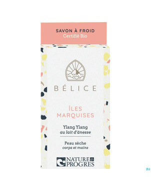 Belice iles marquises savon froid bio 100g