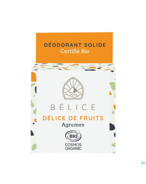 Belice delice fruits deodorant solide bio 38g