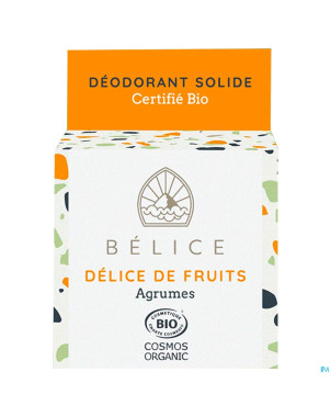 Belice delice fruits deodorant solide bio 38g