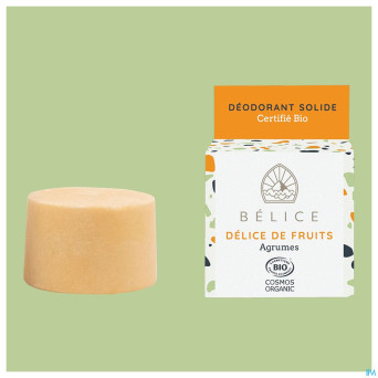 Belice delice fruits deodorant solide bio 38g