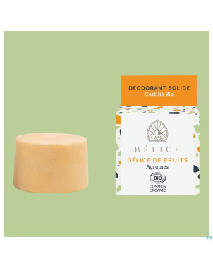 Belice delice fruits deodorant solide bio 38g